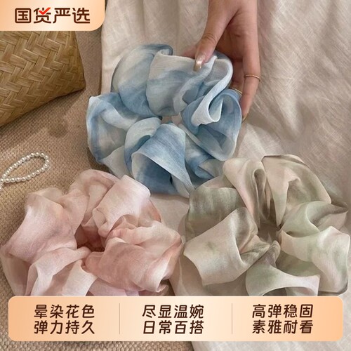 温柔风大肠发圈女扎头发发绳皮筋