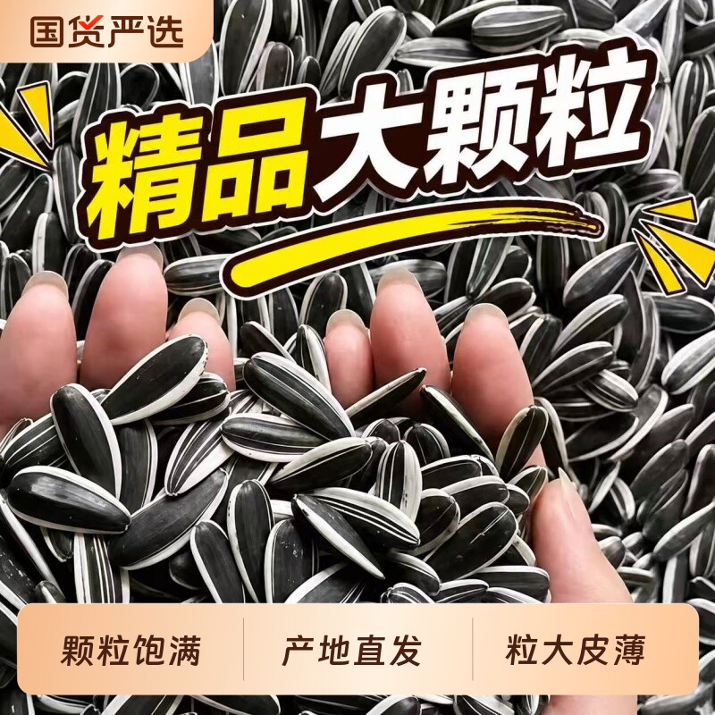 内蒙新鲜炒熟原味大颗粒新货生瓜子葵花籽新炒货批发零食毛嗑图片
