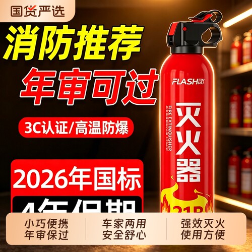 车家两用高效干粉灭火器水剂灭火