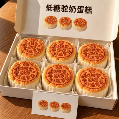 低糖蛋糕面包戚风鸡蛋糕孕妇老人解馋无糖糕点心早餐食品魔芋健康