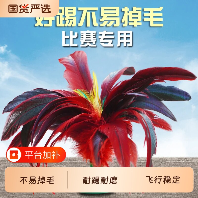 鸡毛毽子比赛健身专用键子耐踢毛腱子儿童小学生羽毛运动老式成人