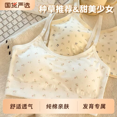 纯棉内衣女初高中学生青春发育期