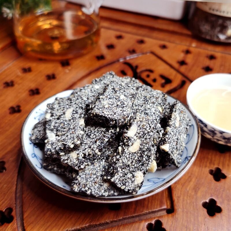 胖姐手工芝麻糖300g安庆潜山好味道黑芝麻酥糖花生酥片原味芝麻片