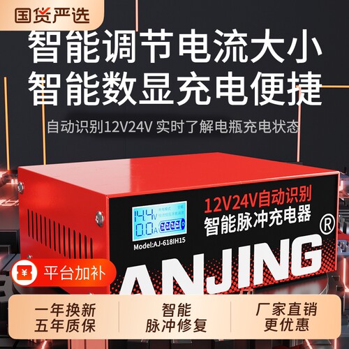 12V24V智能脉冲修复充电器