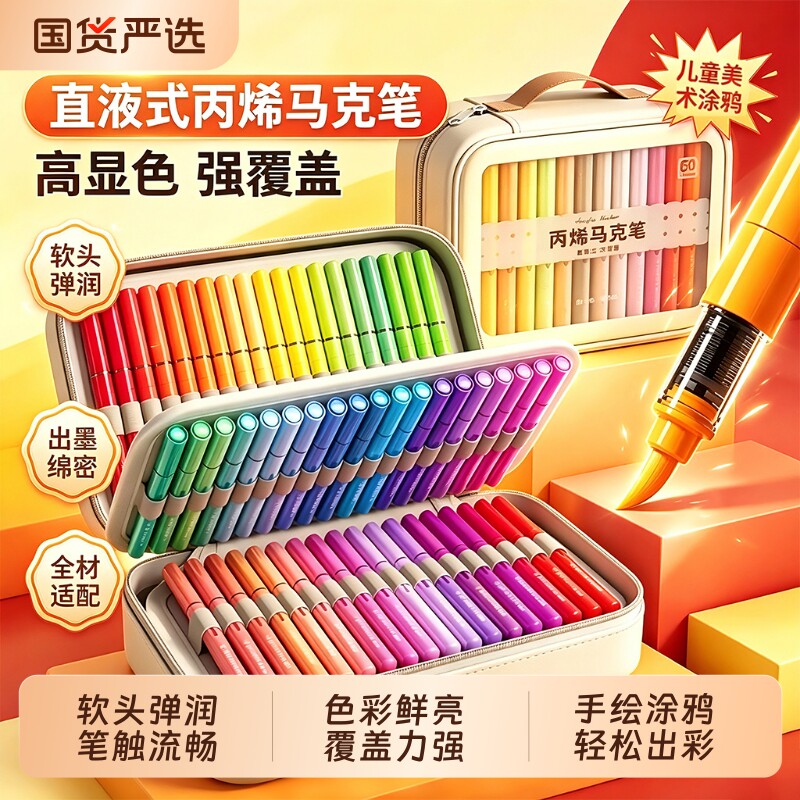 丙烯马克笔小学生美术专用图片