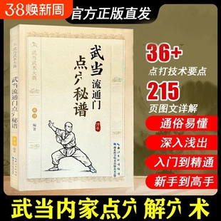 现货速发】 武当流通门点穴秘谱 八段锦五禽戏内功体育体育运动武术健身格斗武术武当大典书养生保健体育锻炼书籍
