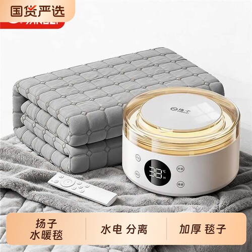 扬子水暖电热毯双人电褥子单人水循环炕2026新款水热毯水床垫全套