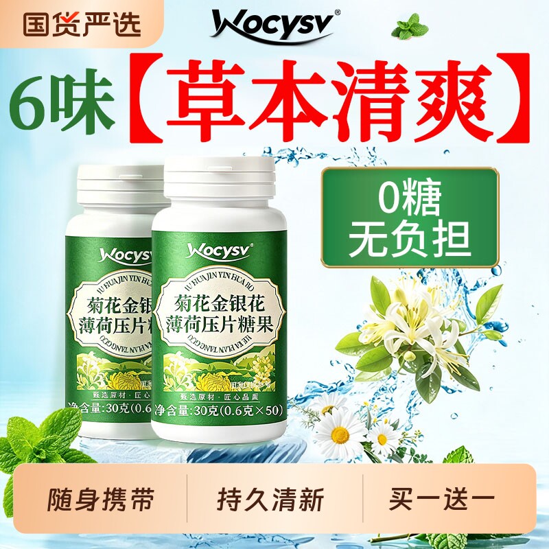 口香糖无糖口臭持久留香木糖醇口臭专用糖口腔清新口气糖果薄荷糖