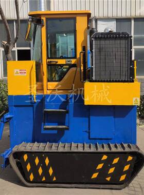 山东厂家鸡粪发酵自走式履带翻抛机粪便处理翻堆机