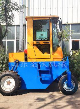 新疆直供鸡粪羊粪发酵自走式翻堆机轮胎式翻抛机移动式翻抛机