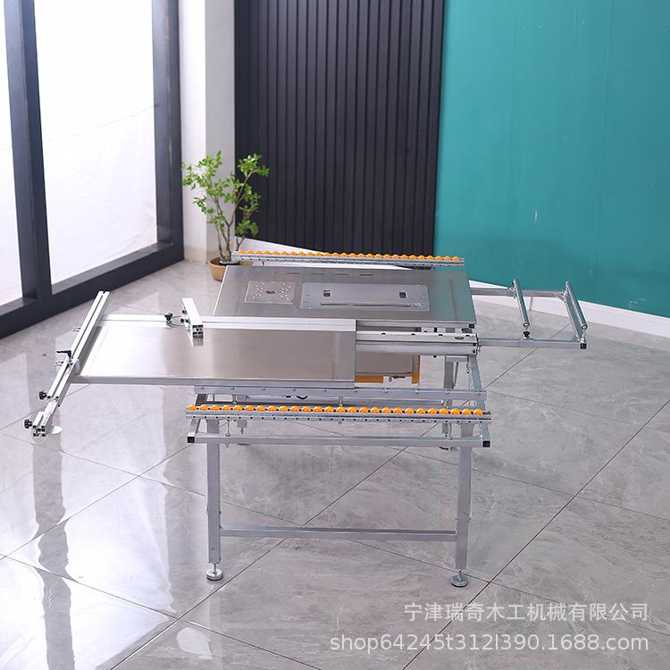 木工推台锯双隐形不锈钢精密锯家具制造电动无刷无尘锯折叠锯厂家