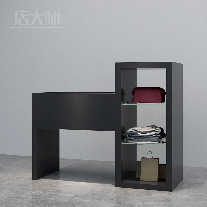 铁艺珠宝展示柜玉器首饰品精品展柜透明玻璃柜台流水台可