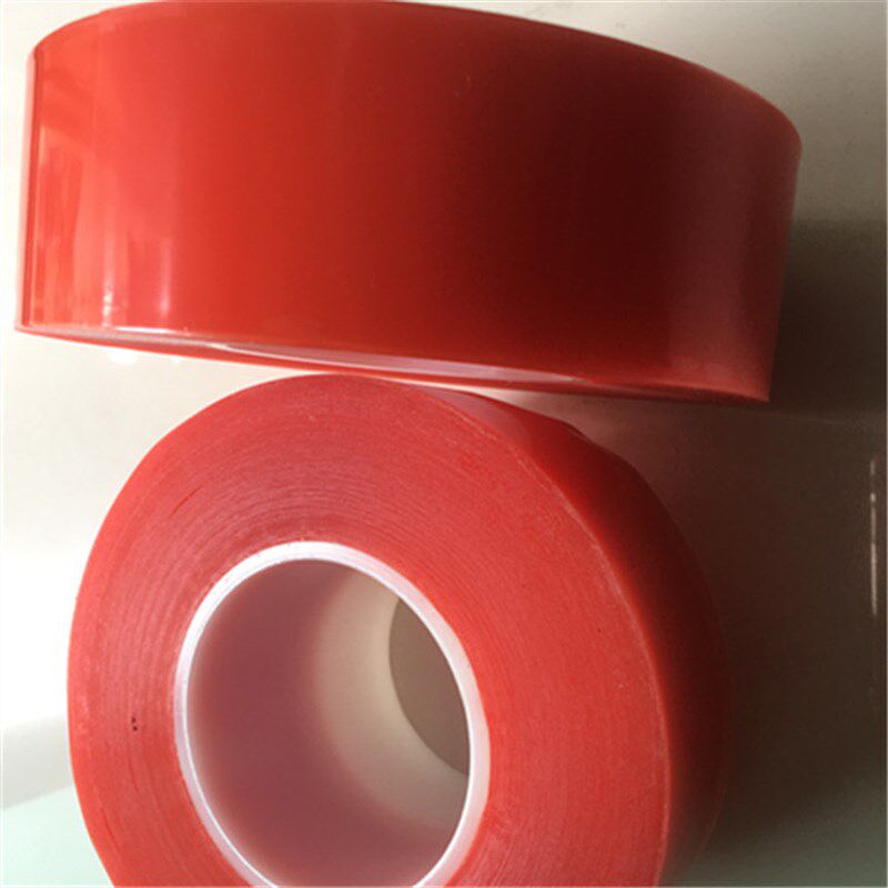 红膜胶双面胶带薄透明粘手机维修屏幕镜面手机背胶排线粘贴胶带