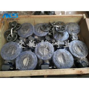 供应D71X-16 对夹式手动蝶阀 四氟球墨铸铁软密封阀门厂家现货