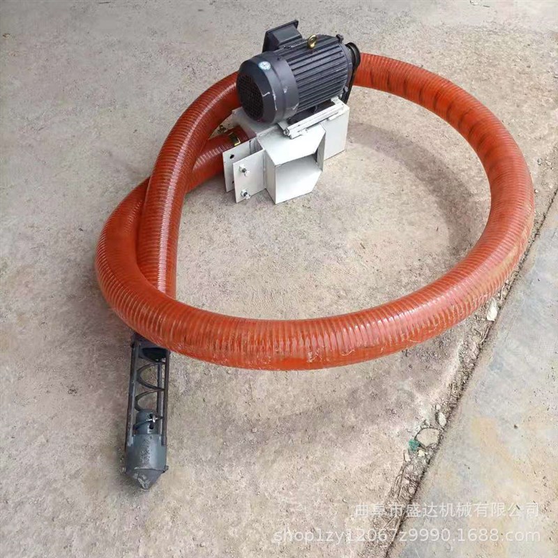 供应 中驱动软管抽料机小型输送机牛筋软管吸粮机现货