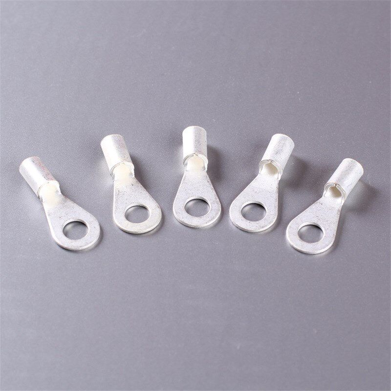 厂家JB4-5船用圆形裸端头铜线耳接线鼻带铜套JB4-6冷压接线端子