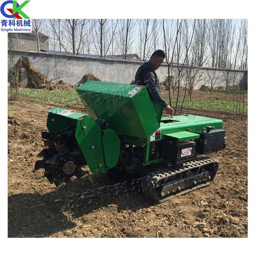 履带式田园管理机 农用施肥回填开沟一体机 打草起垄回填开沟机