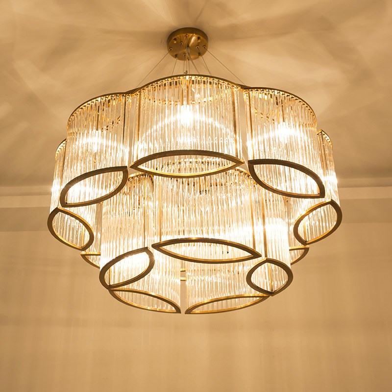 后现代水晶吊灯简约大气个性餐厅卧室客厅灯别墅创意轻奢时尚灯具