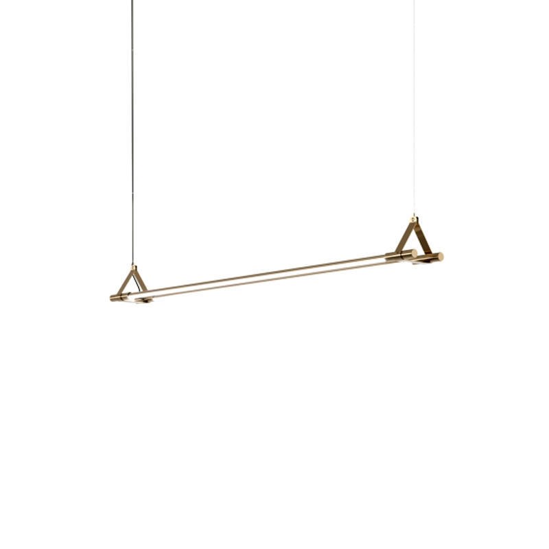 轻奢现代极简办公室会议室吧台设计师款商用长条餐厅中台岛台吊灯