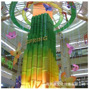 大型圣诞美陈商场酒店发光中庭吊饰灯光挂饰网红布置大型中庭吊饰