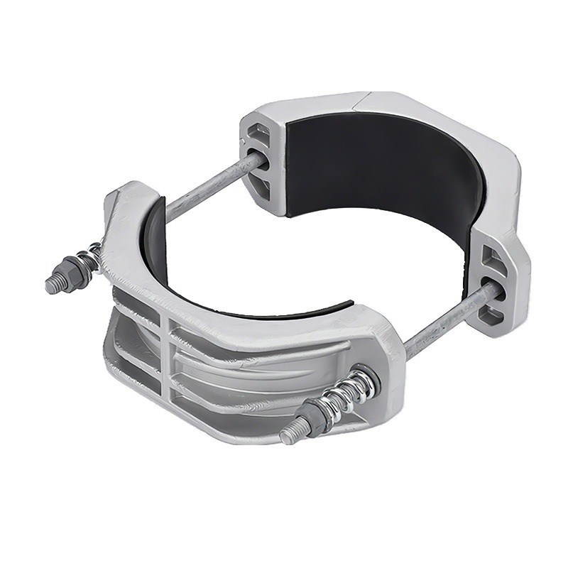 高压电缆固定夹铝合金抱箍夹具JGH-123456单芯绕性防磁线夹卡子