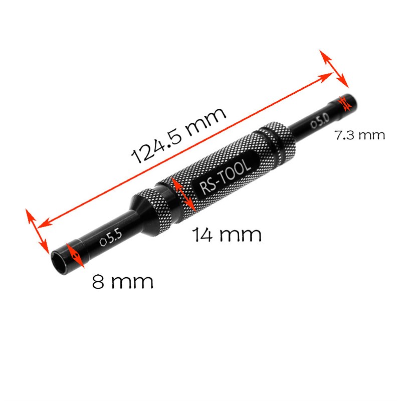 模型修车 5.0MM / 5.5 MM 模型工具M3螺母 M2螺母通用拆装套筒R26