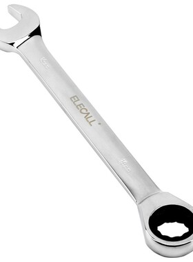 伊莱科ET090122棘轮扳手固定头梅开两用扳手梅花开口铬钒钢22mm