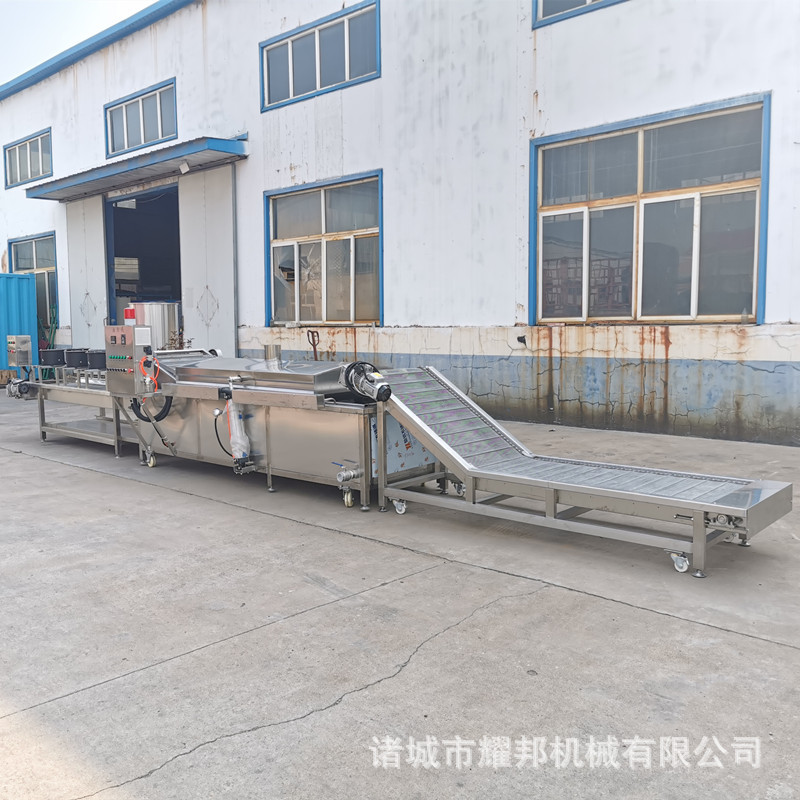 全自动红薯片油炸线 工厂连续式甜甜圈油炸设备 油条油炸生产线