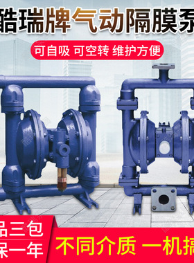QBY铸铁气动隔膜泵 上海自吸污水隔膜泵 QBK排污气动隔膜泵