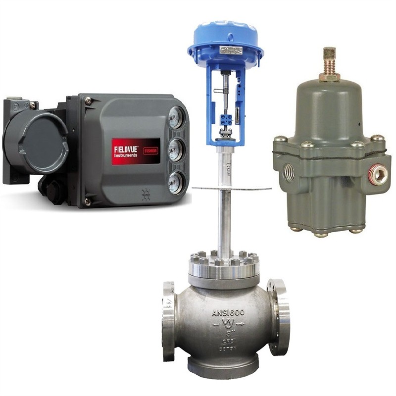 ACB调节阀配FISHER DVC6205 阀门定位器 67CFR过滤减压阀
