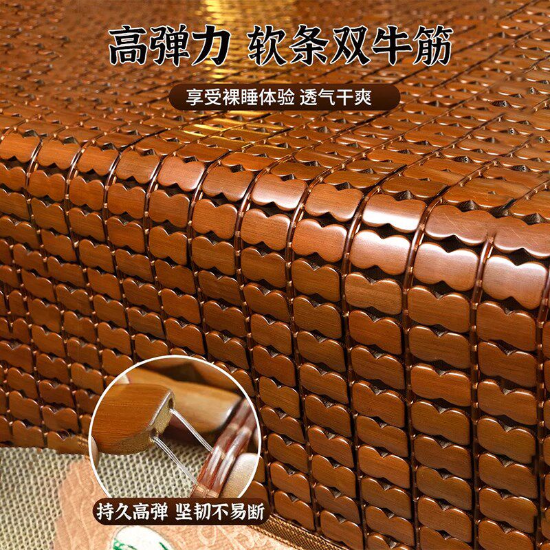 佳喜凤夏季竹凉席清凉枕套夏天麻将席单人枕垫麻将枕席夏凉枕套