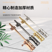 304不锈钢肥仔插销落地插门栓加厚明装 大门防盗门锁木门天地插销