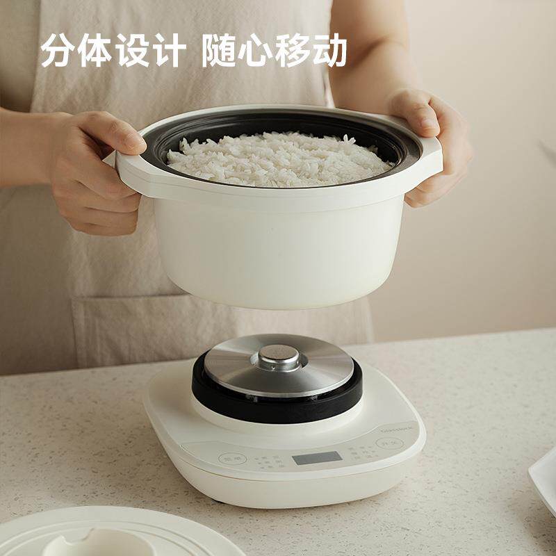 Glasslock新款电饭煲家用迷你电饭锅分体多功能小型1L智能1-2-3人