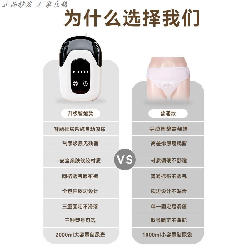 智能接尿器老年小便器便盆卧床老人卧床失禁女士接尿壶