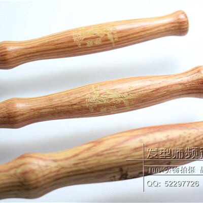 专业美发木梳直发吹造型卷发梳子猪鬃毛滚梳圆筒梳梨花头梳加长型