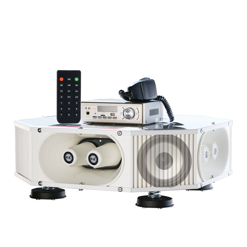 琅盛12V大功率车载扩音高音四方宣传喇叭车顶广告音响喊话扬声器