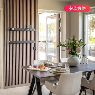 木条聚酯纤维吸音板格栅板会议室背景墙琴房隔音板影院科技木装饰