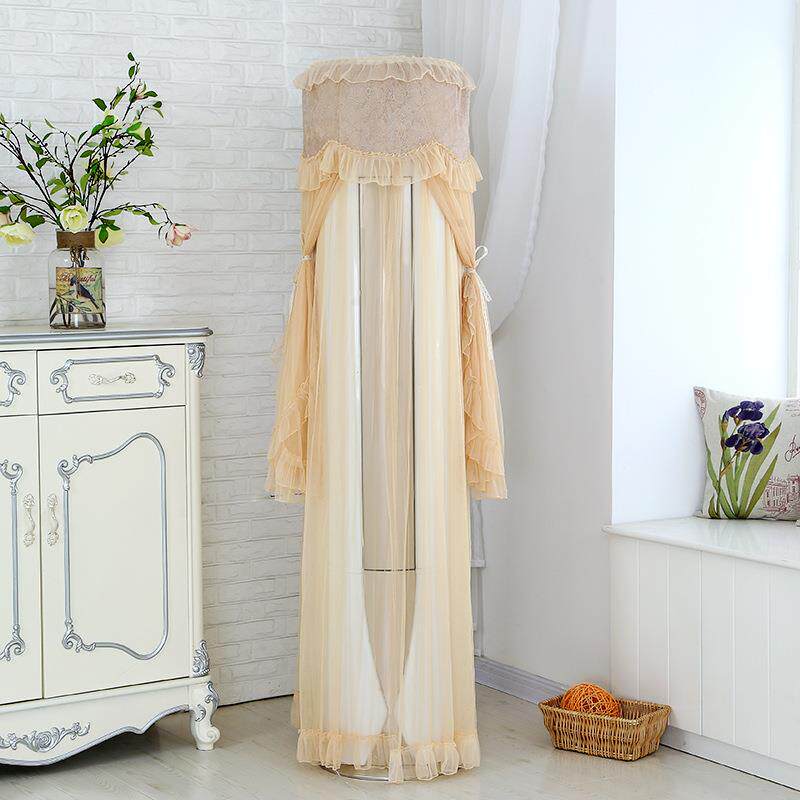 包邮圆柱圆形柜机罩空调防尘罩圆柜机空调罩开机不取蕾丝圆立式