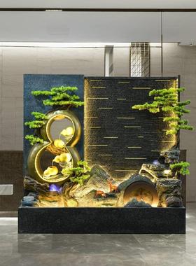 别墅花园水幕墙假山流水喷泉酒店公司水景装饰庭院摆件客厅景观