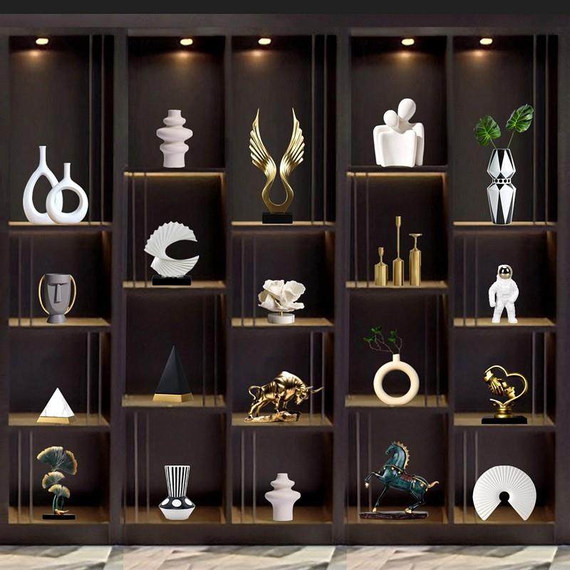 新中式轻奢摆件创意家居高档酒店客厅电视柜酒柜办公室装饰品摆设,家居饰品,装饰摆件,淘宝优惠券,粉丝福利购,淘宝优惠卷