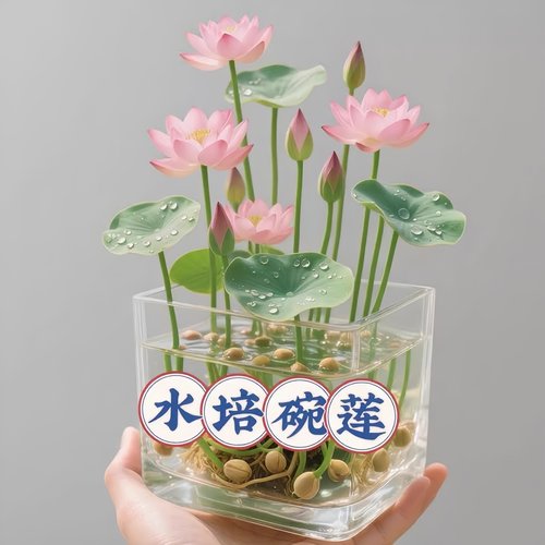 水培植物碗莲花卉室内好养播种