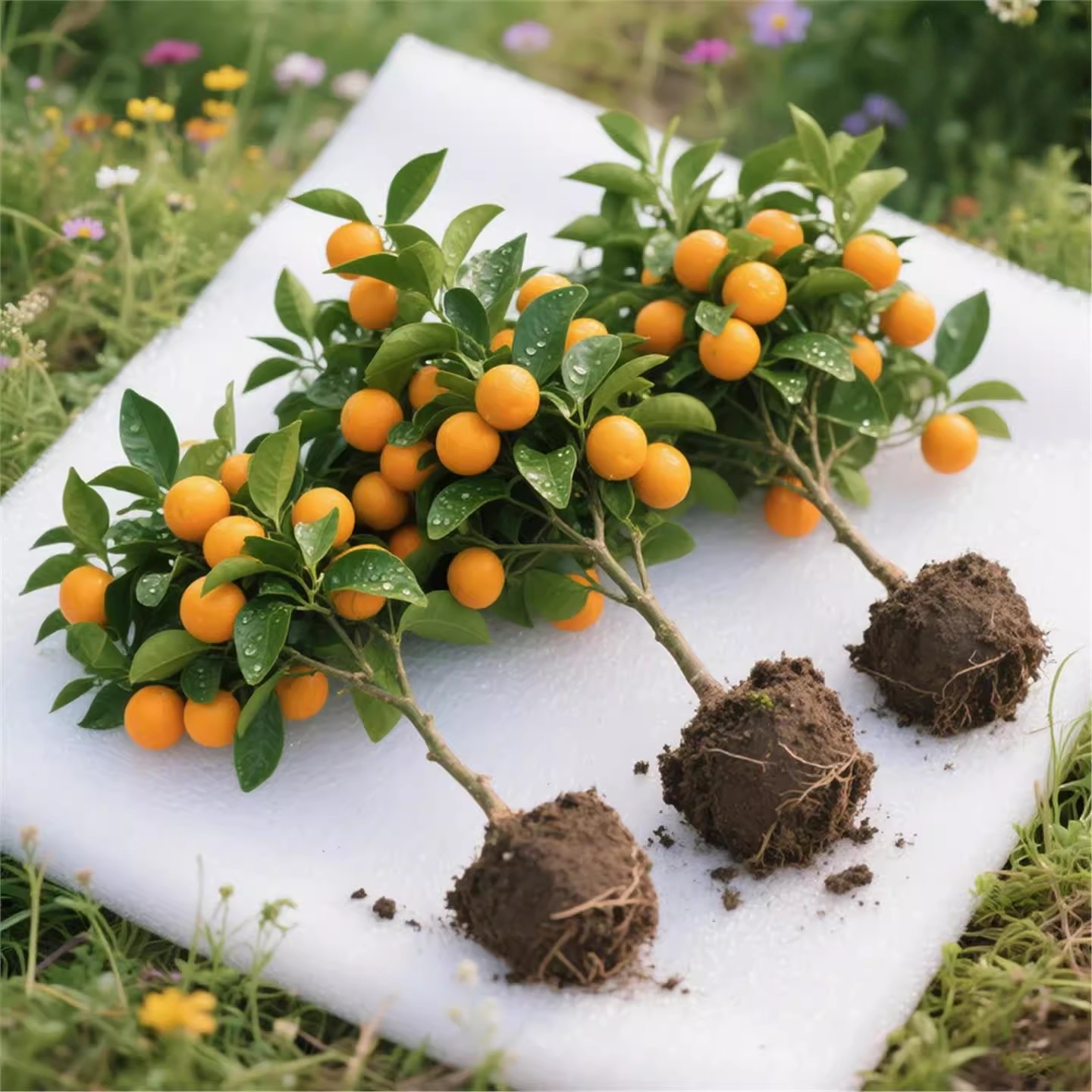 脆皮金桔带叶发货盆栽树苗四季