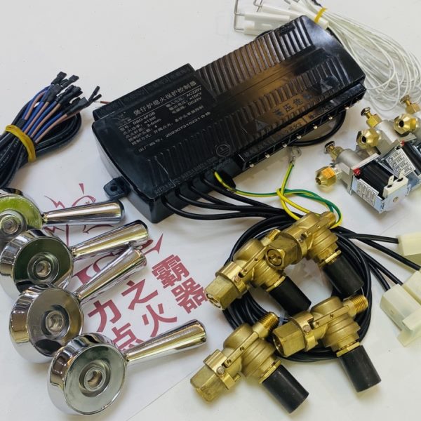 2/3/4头电打火阀控煲仔炉商用熄保点火器 独立打火互不干扰行业创