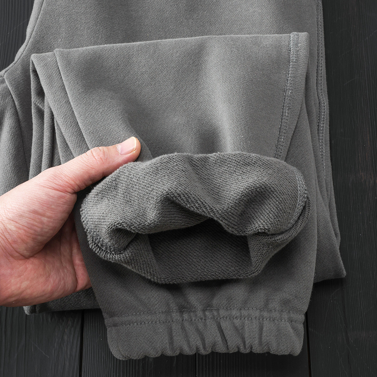 480g碳灰色碳素磨毛紧密手抓一体绒保暖卫裤 纯色简约柔软束脚裤,男装,卫裤,淘宝优惠券,粉丝福利购,淘宝优惠卷