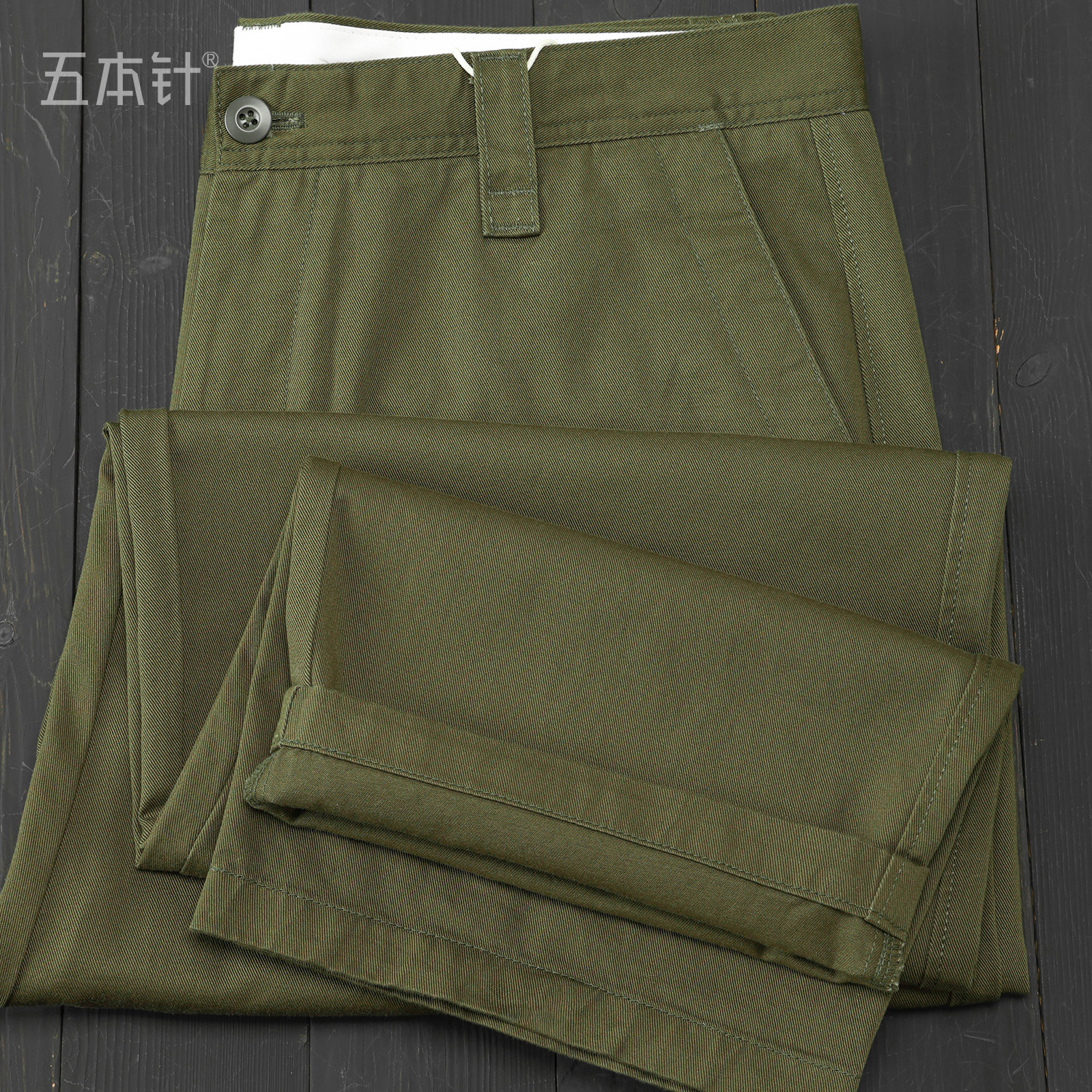 军绿色新疆长绒棉洗水四季款复古工装裤纯色百搭通勤宽松直筒长裤,男装,休闲裤,淘宝优惠券,粉丝福利购,淘宝优惠卷