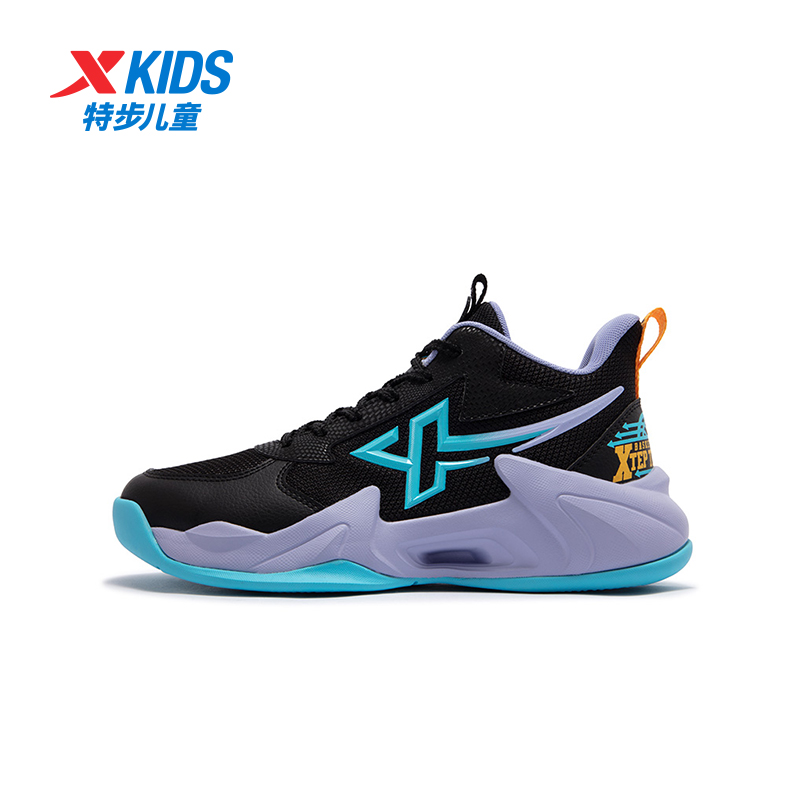 童鞋跑步鞋软底特步中大童运动鞋