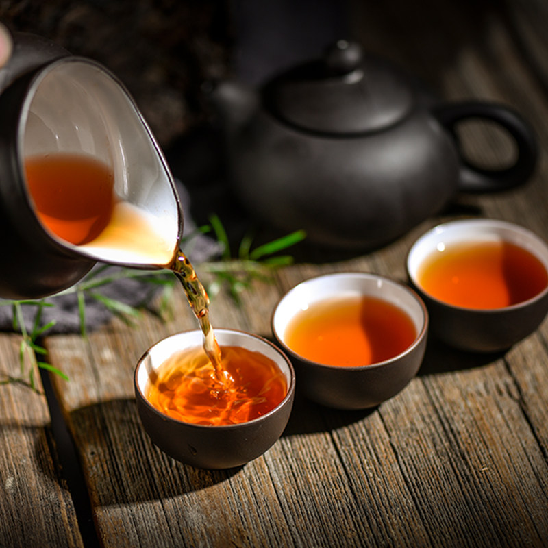 野生大叶种 樟香 古树茶 普洱茶 熟茶357g2016年紧压茶饼9年老茶