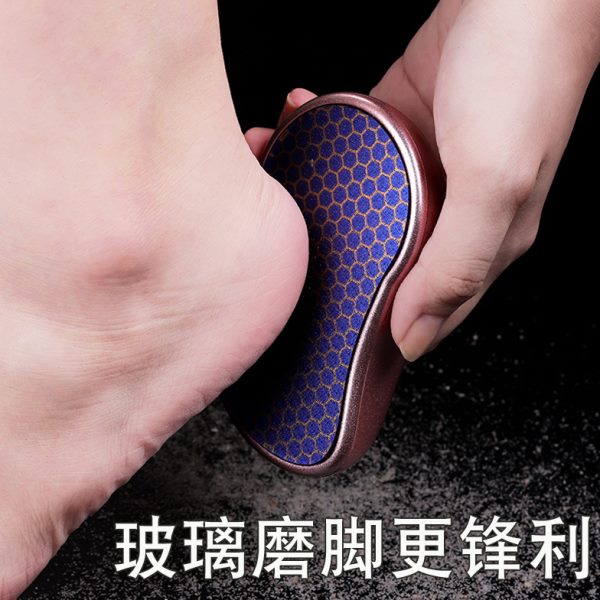 磨脚器去脚死皮老茧磨脚石搓脚板刮脚后跟脚底皮磨脚神器玻璃纳米