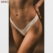 seso 云感高腰高弹丁字裤 柔韧贴合透气亲肤日常运动无痕打底