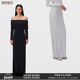seso 通勤休闲显瘦包臀直筒裙 轻盈垂顺优雅高级纯色百搭高级感